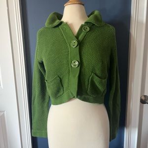 BCBGMaxAzria women’s cropped knit sweater